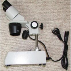 نمای بغل استریو میکروسکوپ 80 برابر - لوپ 80 برابر دوچشمی مدل KE-56B