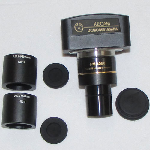 نصب رابط ها به بدنه اصلی دوربین میکروسکوپ دیجیتالی