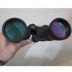 مشاهده کوتینگ سبز و بنفش رنگ لنزهای شیئی دوربین شکاری زایس 20x60