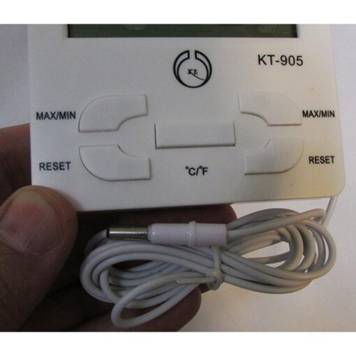 کلیدهای دماسنج و رطوبت سنج دیجیتال سه خانه KT-905