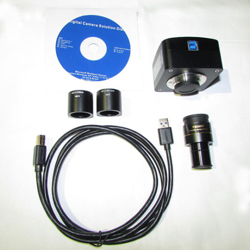 متعلقات 5MP USB3 Microscope Camera کابل - رابط ها - بدنه و نرم افزار